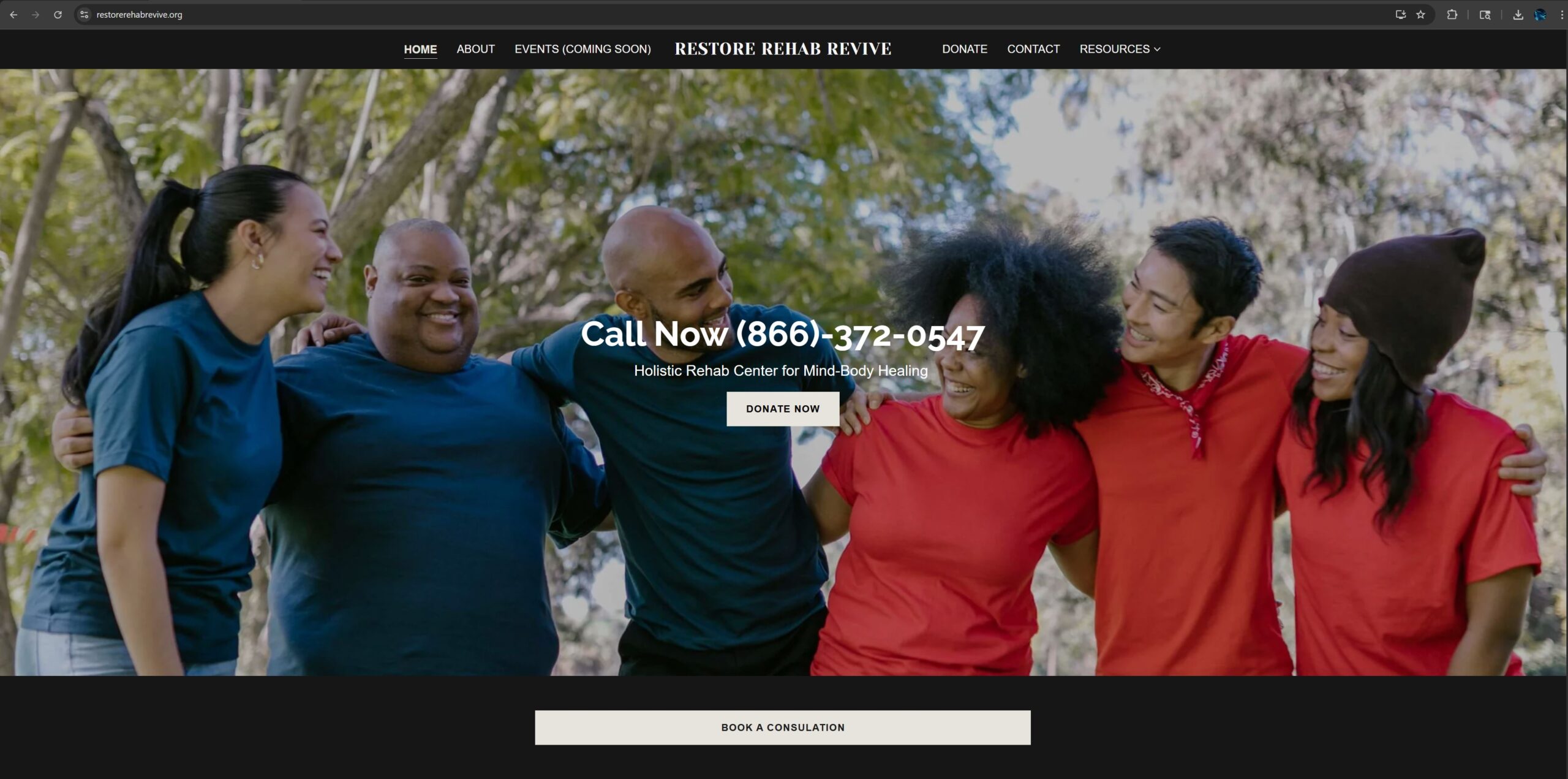 Banner for RestoreRehabRevive